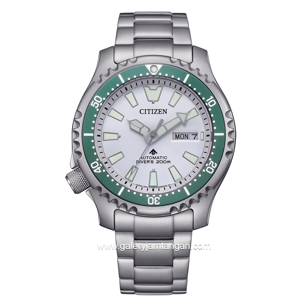 CITIZEN CTZ NY0168-64A Grey Dial White Automatic Stainless Steel