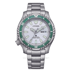 CITIZEN CTZ NY0168-64A Grey Dial White Automatic Stainless Steel