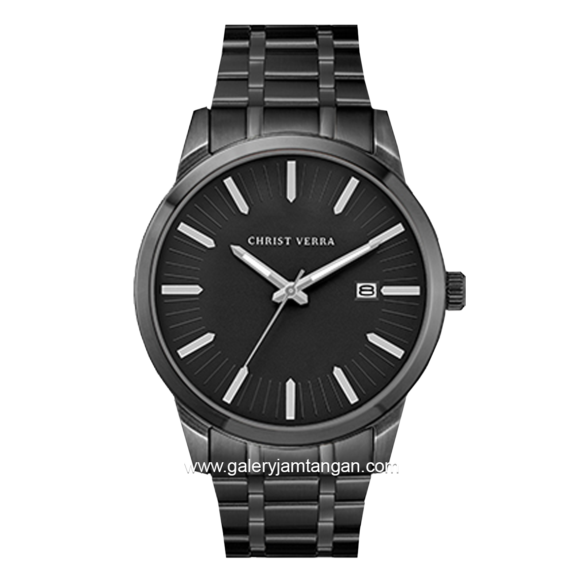 CHRIST VERRA Men's Watches CV 10636G-16 BLK Black Stainless Steel