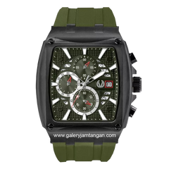 CHRIST VERRA CV 12107G-36 GRN Green Black Rubber Strap