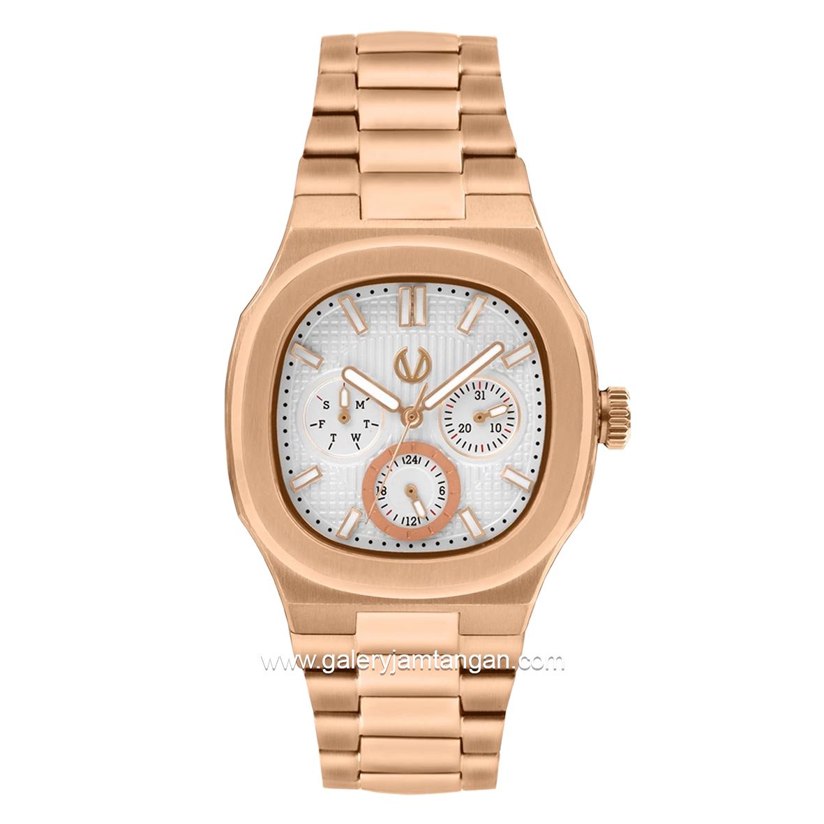 Wht Aetfrenygi CHRIST VERRA Women's Watch CV 12124L-15 WHT Multifunction Stainless St ...