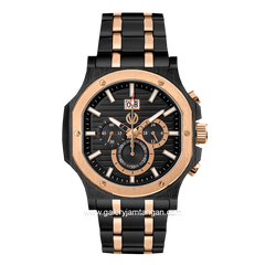 CHRIST VERRA CV 12202G-18 BLK Black Rosegold Stainless Steel