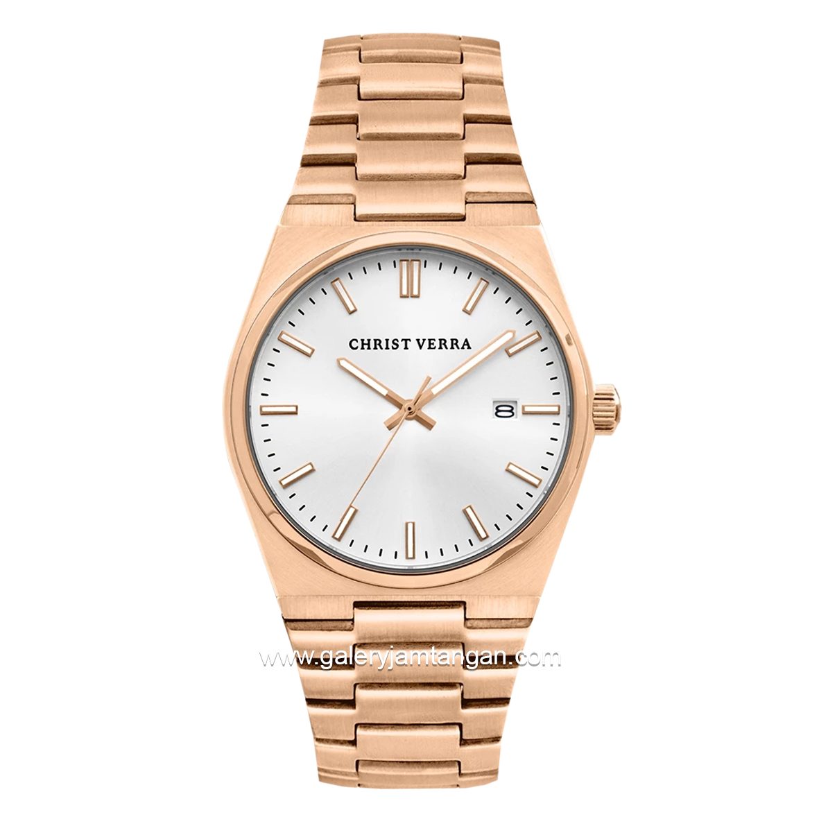 CHRIST VERRA Men's Watch CV 12336G-15 SLV Stainless Steel Strap