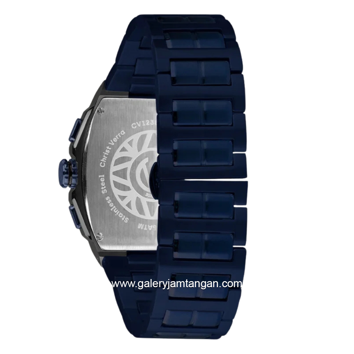 CHRIST VERRA CODE-X SERIES CV 12381G-1D BLU LE Blue Stainless Steel Strap