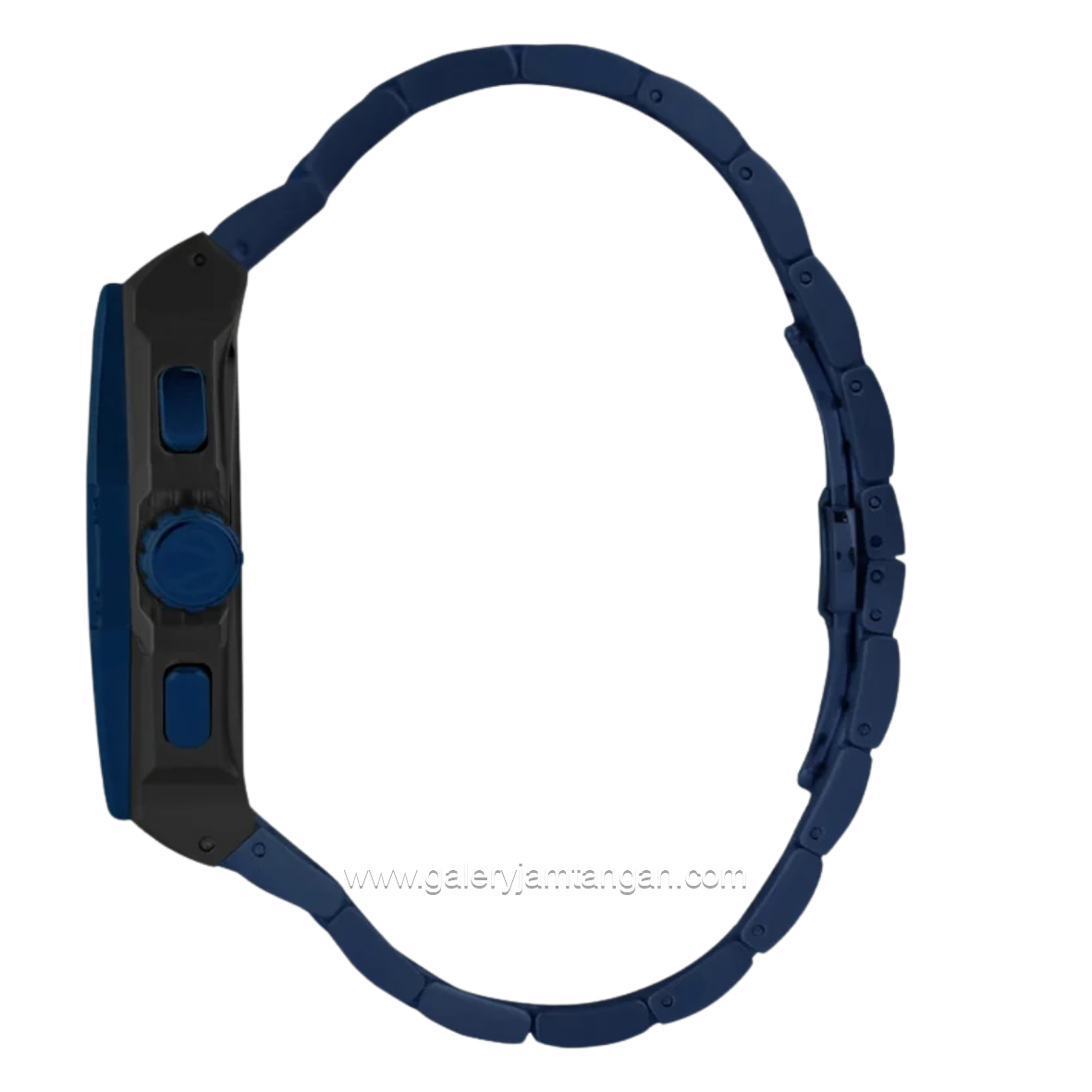 CHRIST VERRA CODE-X SERIES CV 12381G-1D BLU LE Blue Stainless Steel Strap