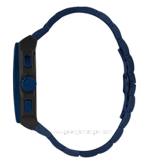 CHRIST VERRA CODE-X SERIES CV 12381G-1D BLU LE Blue Stainless Steel Strap