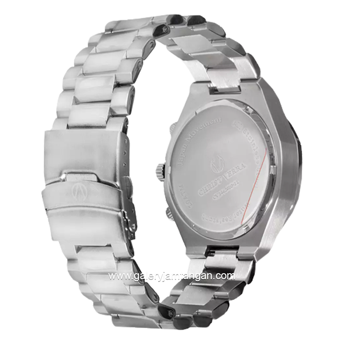 CHRIST VERRA TWO-TONE CV 146201G-11 WHT Silver Dial White Stainless Steel