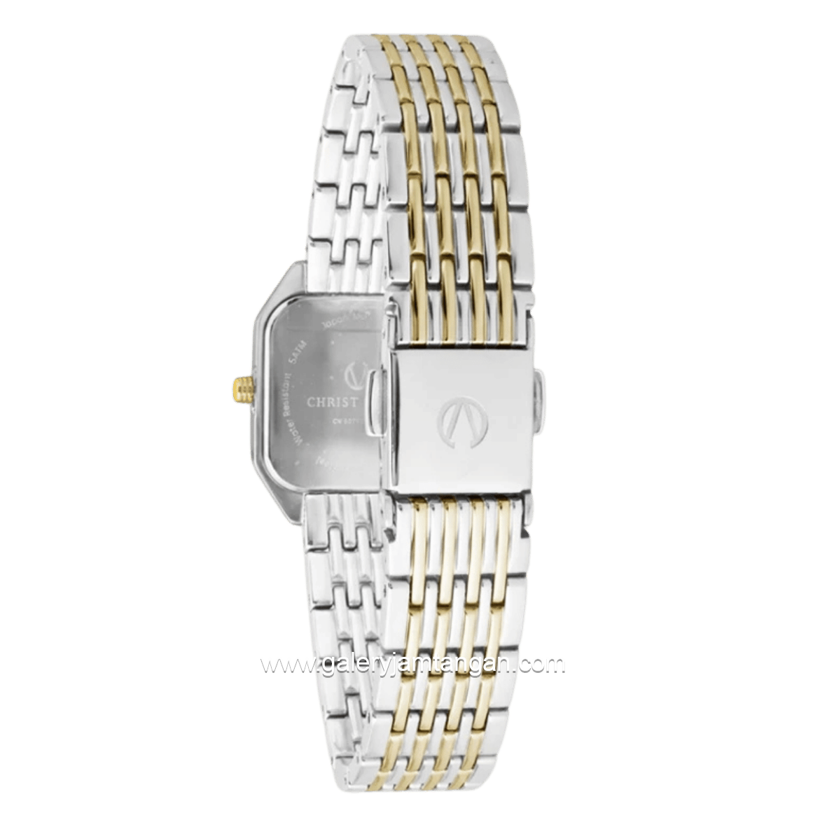 CHRIST VERRA CV 507925L-13 WHT Silver Gold Stainless Steel