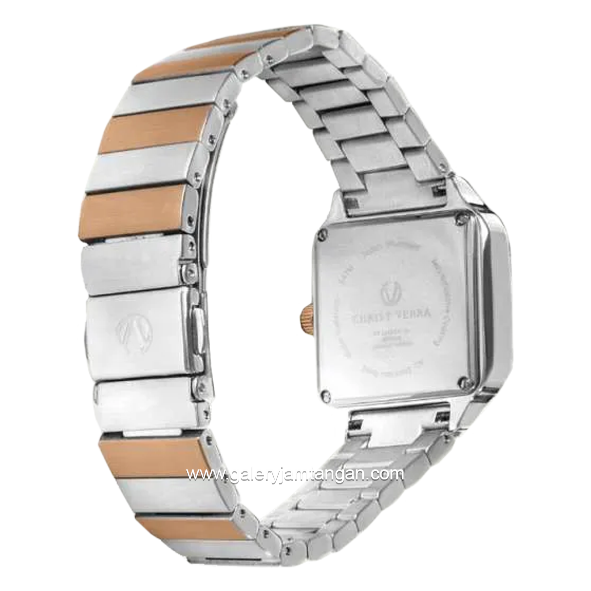 CHRIST VERRA LUMINA CV 514823L-14 PNK/MOP Rosegold Silver Stainless Steel
