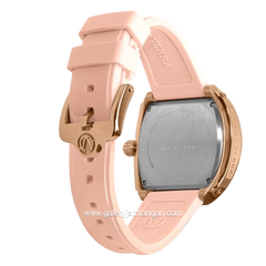 CHRIST VERRA GLIMORA CV 53321L-35 Ledies Peach Rosegold Rubber Strap