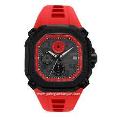CHRIST VERRA CV 63033G-36 BLK/RED Black Red Rubber Strap