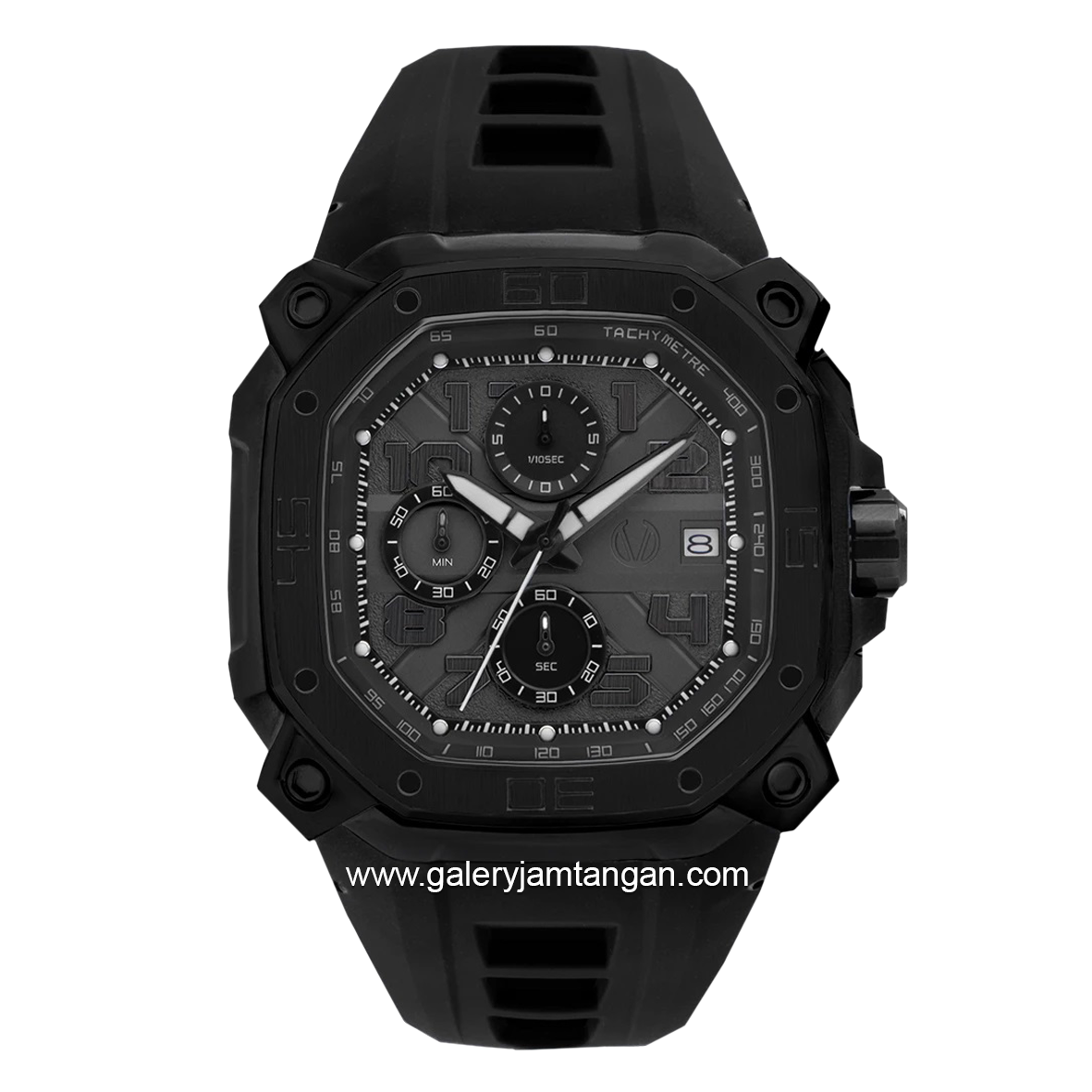 CHRIST VERRA CV 63033G-36 BLK Black Rubber Strap