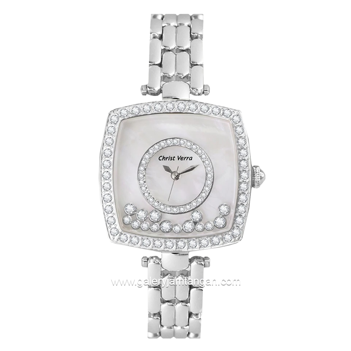 CHRIST VERRA CV71635L-11WHT/MOP Silver Dial White Stainless Steel
