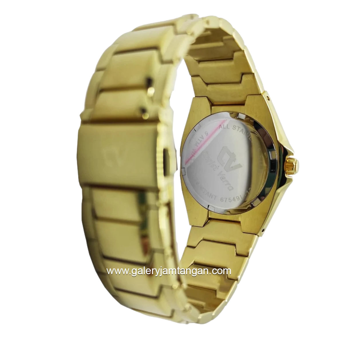 CHRIST VERRA CV C 67549L-12 SLV Gold Dial White Stainless Steel