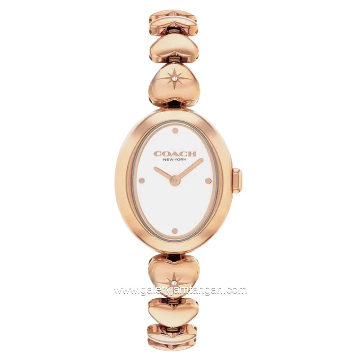 COACH SAMMY 14504640 Rose Gold Stainless Steel Strap