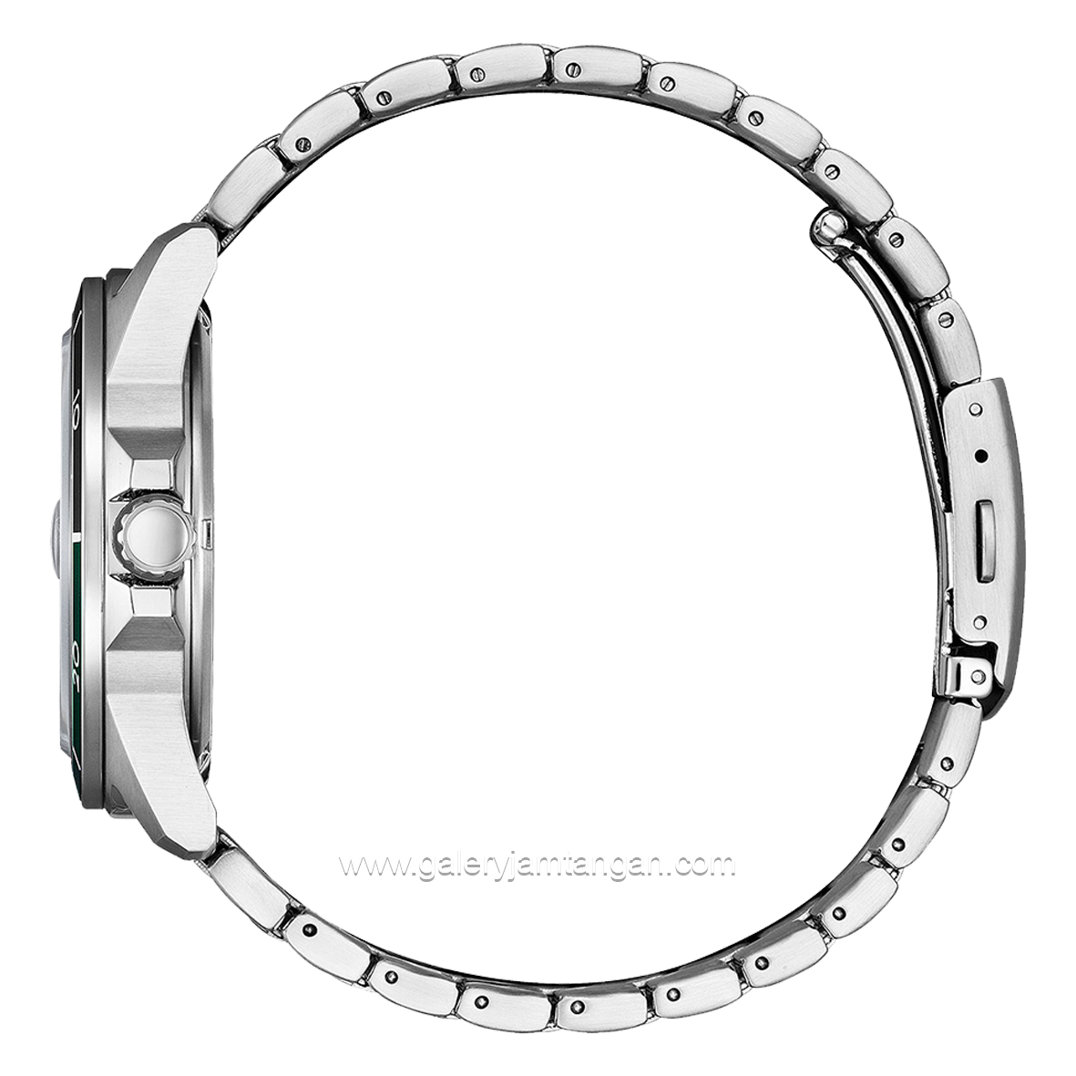 CITIZEN Eco Drive CTZ AW1811-82X Men Green Dial Stainless Steel Strap