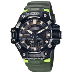 DIGITEC DA-2120T Army Black Digital Analog Rubber Strap