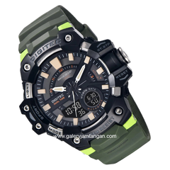 DIGITEC DA-2120T Army Black Digital Analog Rubber Strap