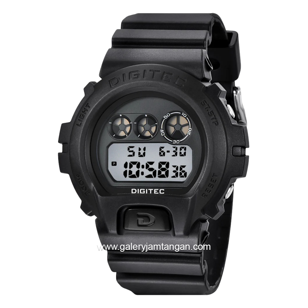 DIGITEC DG-5098T/2098T Black Rubber Strap