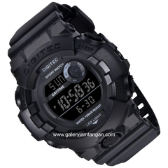 DIGITEC DG-5112T Full Black Digital Rubber Strap