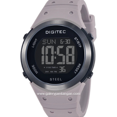 DIGITEC DGS-5185T Full Digital Grey Black Rubber Strap