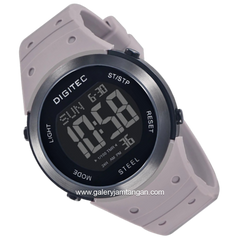 DIGITEC DGS-5185T Full Digital Grey Black Rubber Strap