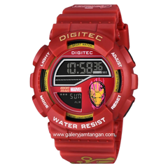 DIGITEC DG-5210T-MV Digital Full Red Rubber Strap