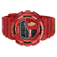 DIGITEC DG-5210T-MV Digital Full Red Rubber Strap