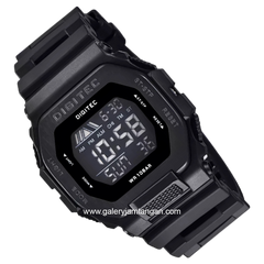 DIGITEC DG-5050T Full Digital Black Rubber Strap