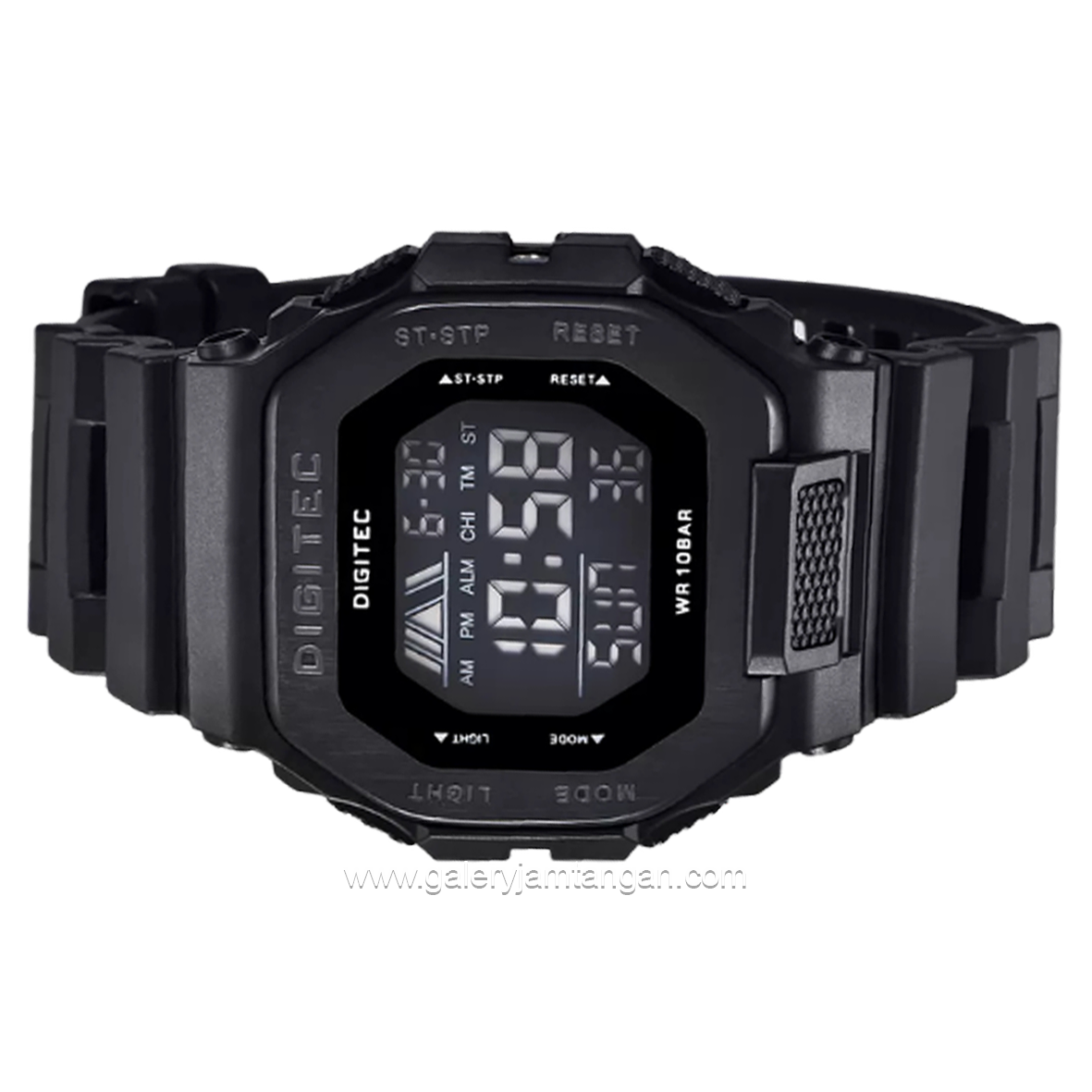 DIGITEC DG-5050T Full Digital Black Rubber Strap