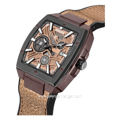 DUCATI DTWGB0000702 DT002 Brown Nylon Combi Silicone Strap
