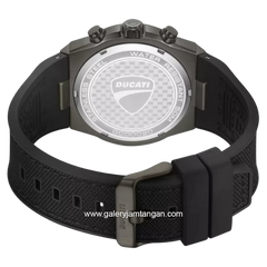 DUCATI DTWGC0002001 DT014 Chronograph Black Dark Grey Silicone Combi Nylon Strap