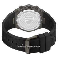 DUCATI DTWGC0002001 DT014 Chronograph Black Dark Grey Silicone Combi Nylon Strap