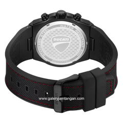 DUCATI DTWGC0002003 DT014 Chronograph Black Silicone Combi Nylon Strap