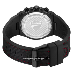 DUCATI DTWGC0002003 DT014 Chronograph Black Silicone Combi Nylon Strap
