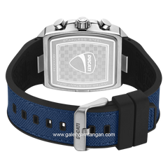DUCATI TRAVERSE DTWGC0003404 Blue Silver Nylon Combi Silicone Strap
