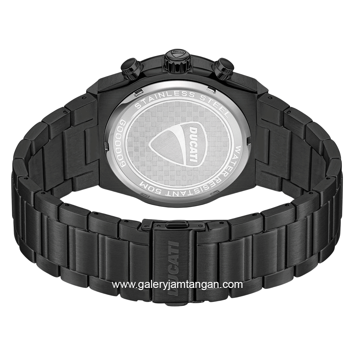 DUCATI DTWGI0000905 DT004 Chronograph Black Stainless Steel Strap