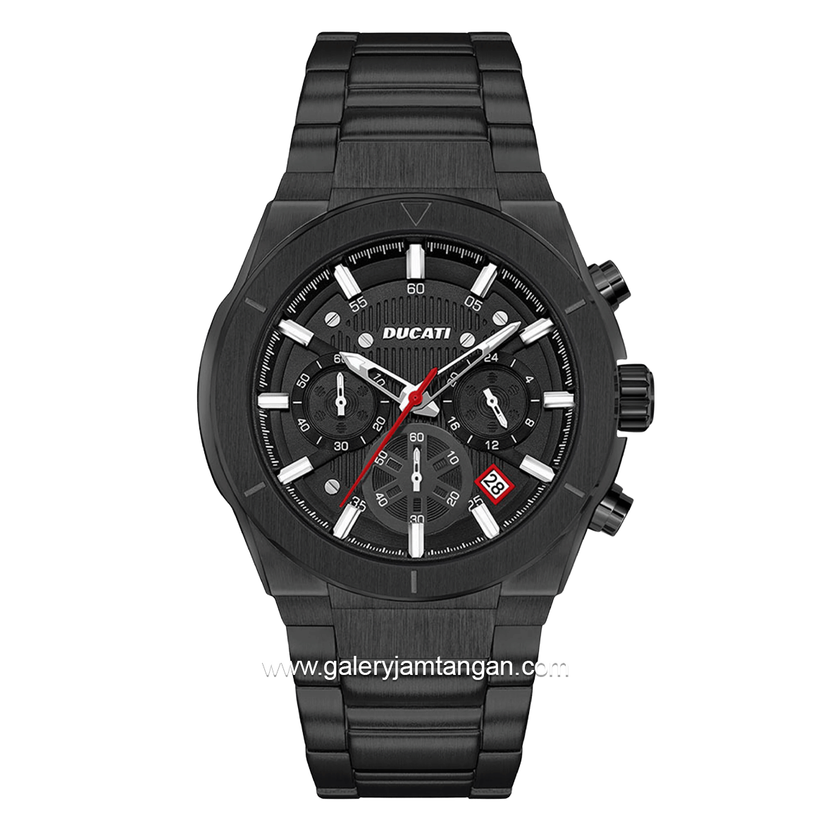 DUCATI DTWGI0000905 DT004 Chronograph Black Stainless Steel Strap
