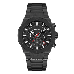 DUCATI DTWGI0000905 DT004 Chronograph Black Stainless Steel Strap