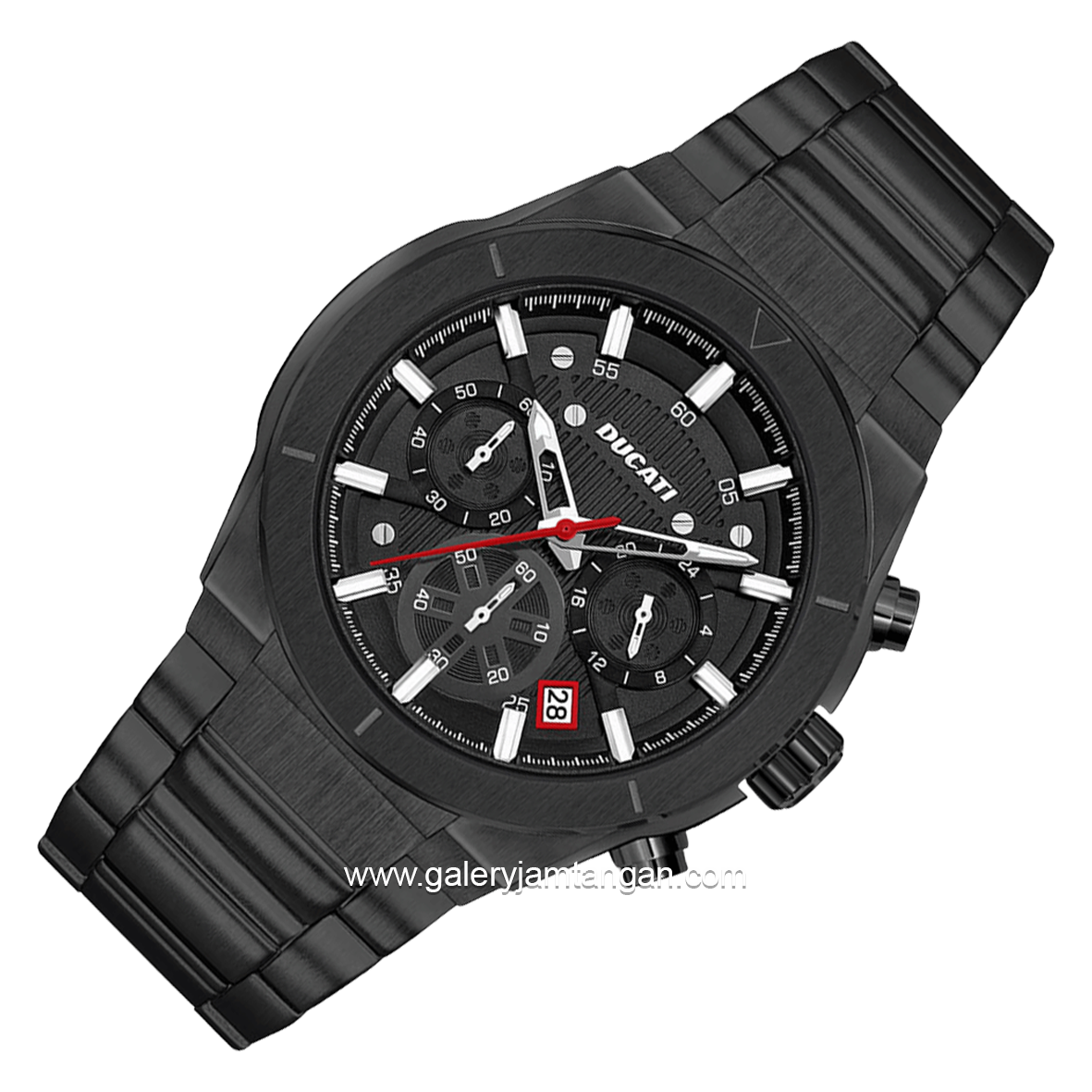 DUCATI DTWGI0000905 DT004 Chronograph Black Stainless Steel Strap