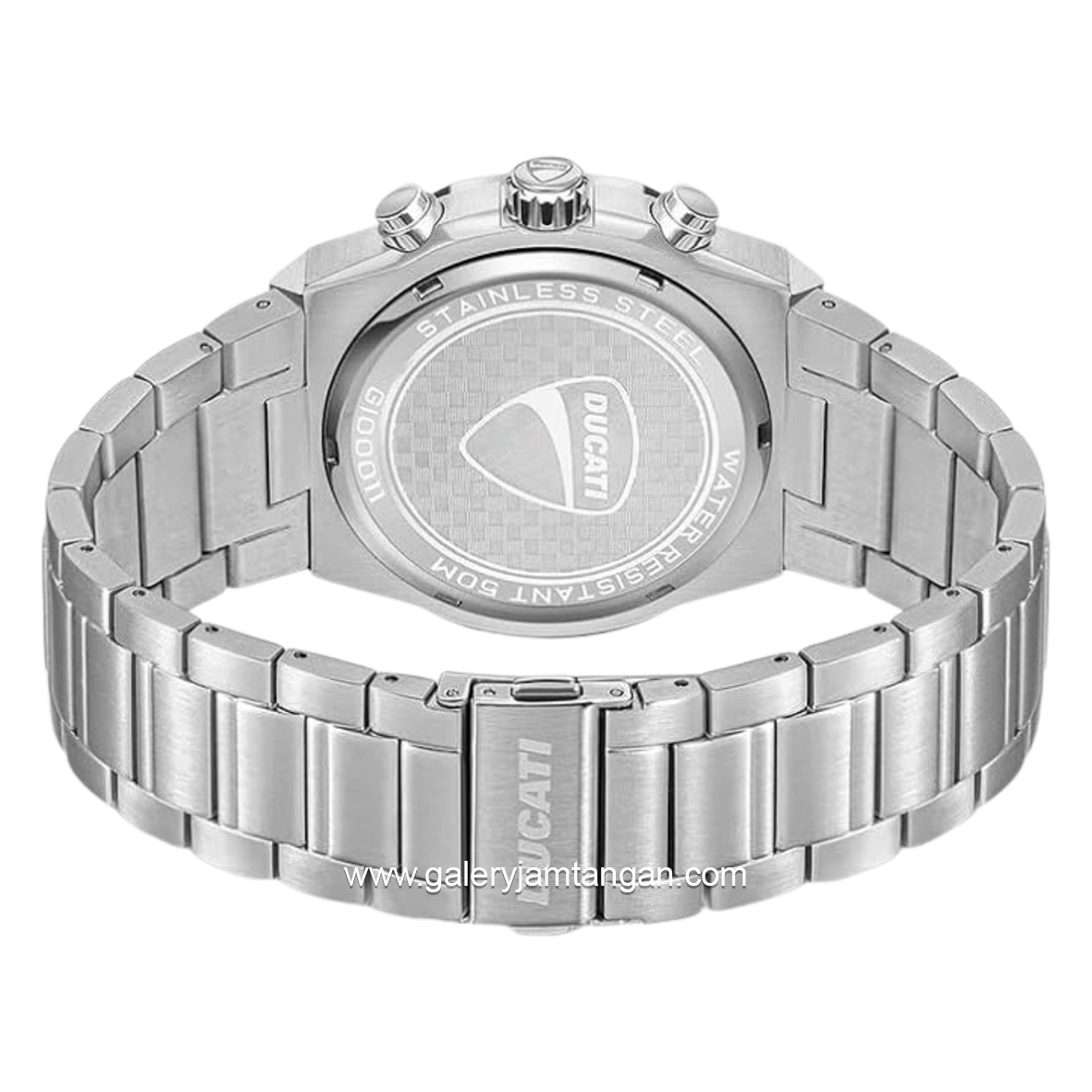 DUCATI DTWGI0001106 DT006 Chronograph Silver Dial Black Stainless Steel Strap