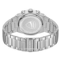 DUCATI DTWGI0001106 DT006 Chronograph Silver Dial Black Stainless Steel Strap