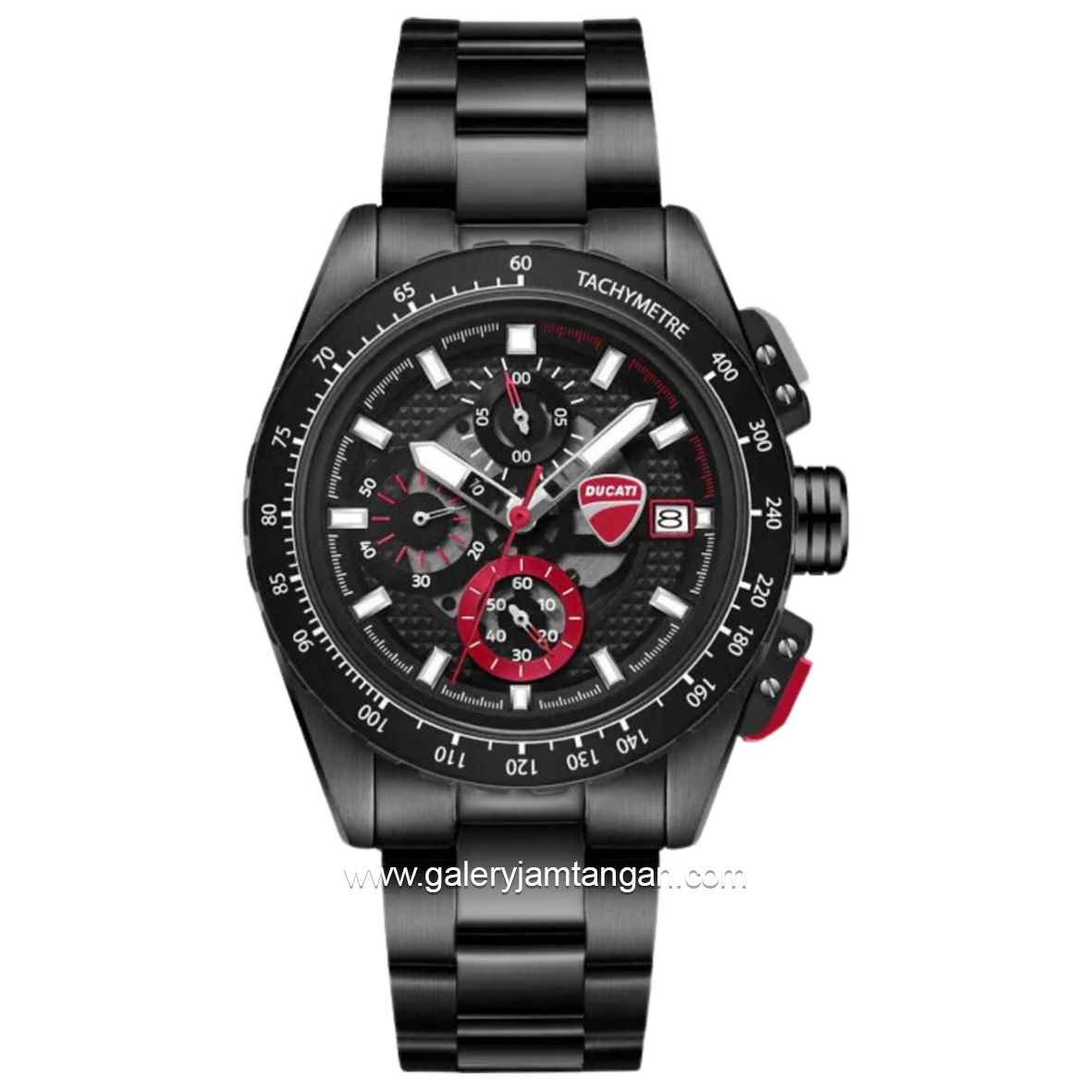DUCATI DTWGI0003601 LEGGENDA Chronograph Black Stainless Steel Strap