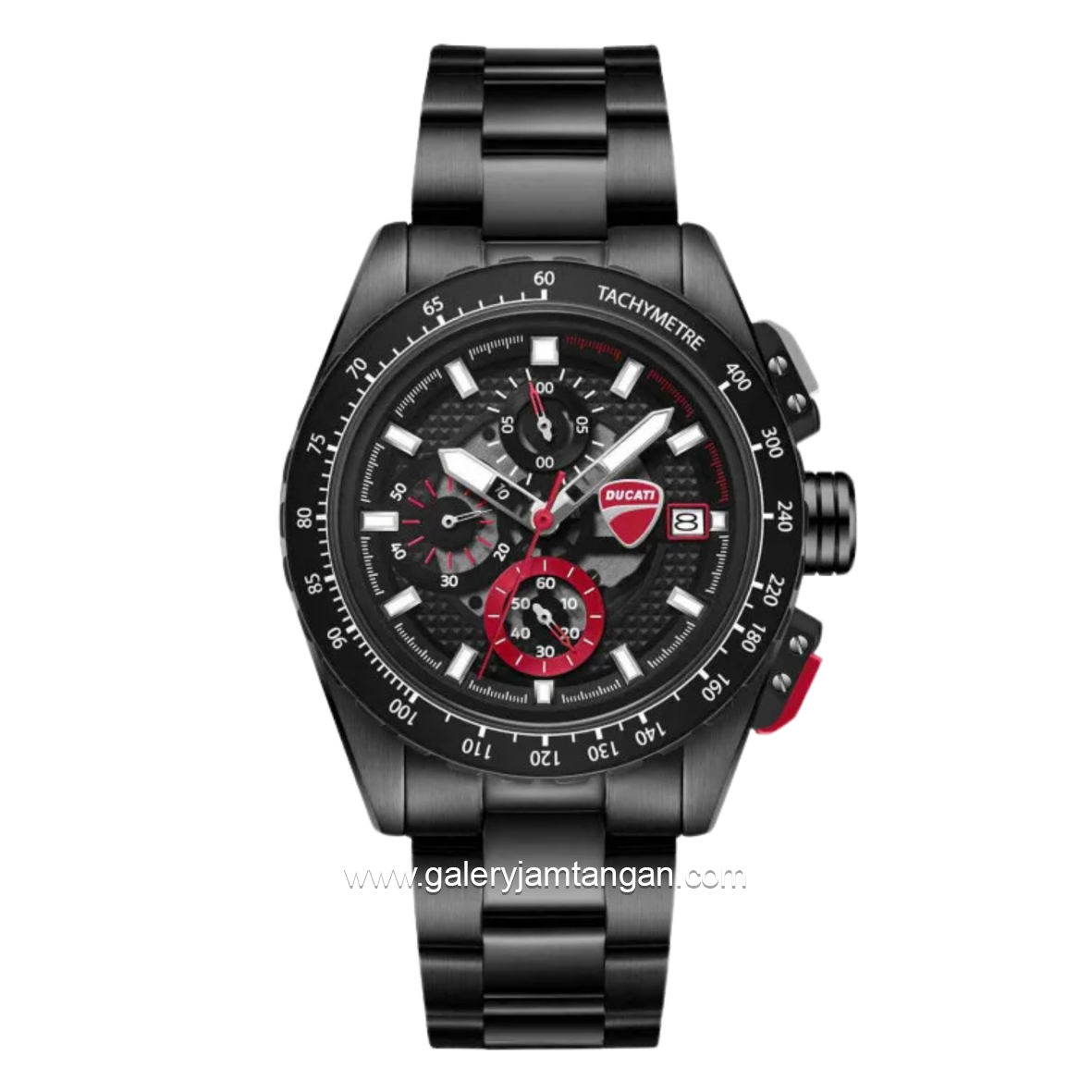 DUCATI DTWGI0003601 LEGGENDA Chronograph Black Stainless Steel Strap