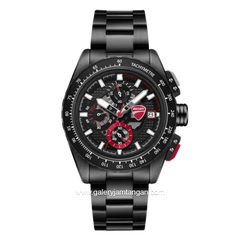DUCATI DTWGI0003601 LEGGENDA Chronograph Black Stainless Steel Strap
