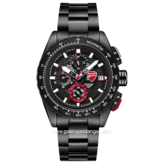 DUCATI DTWGI0003601 LEGGENDA Chronograph Black Stainless Steel Strap
