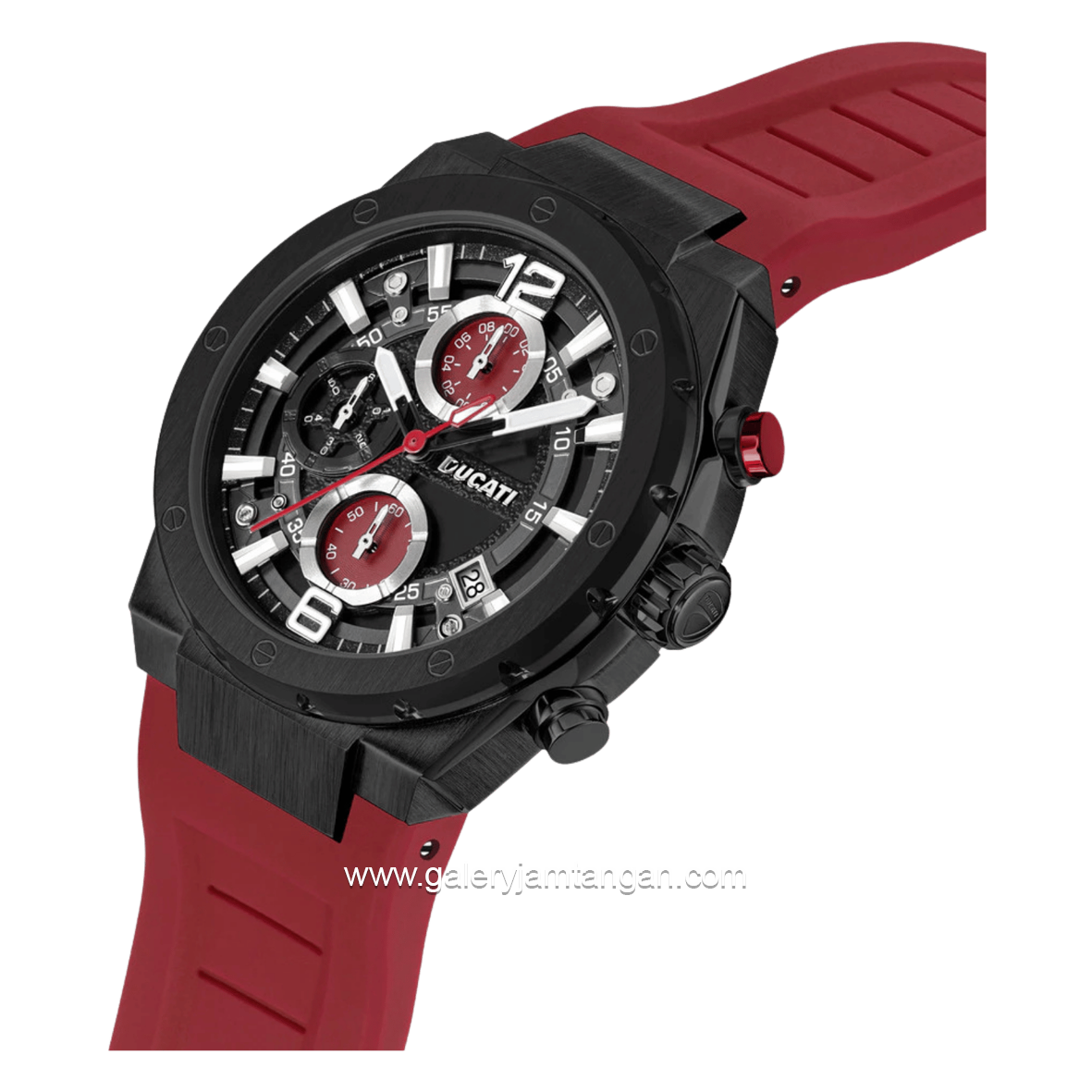 DUCATI DTWGO0000801 DT003 Chronograph Green Silicone Strap