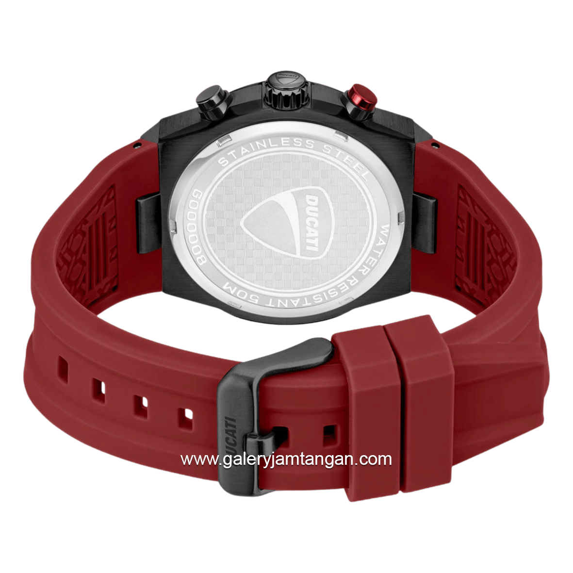 DUCATI DTWGO0000801 DT003 Chronograph Green Silicone Strap