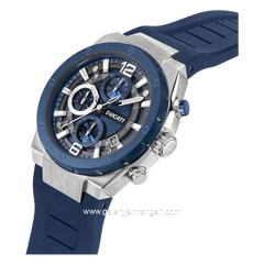 DUCATI DTWGO0000802 DT003 Chronograph Blue Silicone Strap