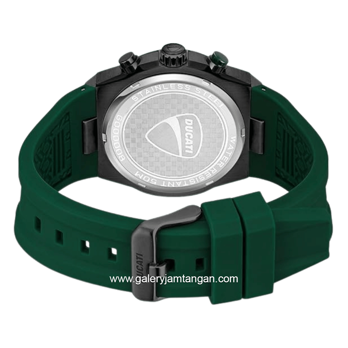DUCATI DTWGO0000803 DT003 Chronograph Green Silicone Strap